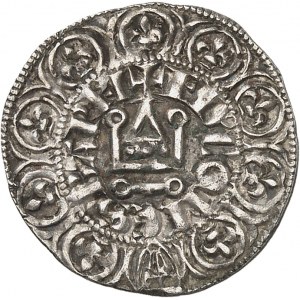 Bar (comté de), Édouard Ier (1302-1336). Maille blanche ND (1306-1322), Saint-Mihiel.