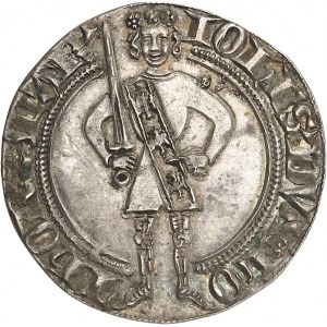 Lorraine (duché de), Jean Ier (1348-1389). Gros au Duc à pied ND (après 1372), Nancy.