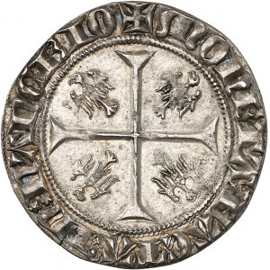 Lorraine (duché de), Jean Ier (1348-1389). Gros au Duc à pied ND (après 1372), Nancy.