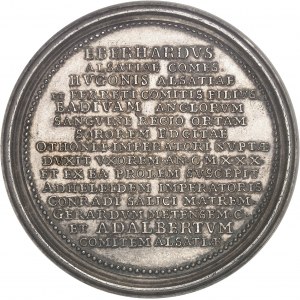 Lorraine (duché de), François III (1729-1737). Médaille, suite des ducs et duchesses de Lorraine de Hugues à François III, par F. de Saint-Urbain ND (1727-1731), Nancy.