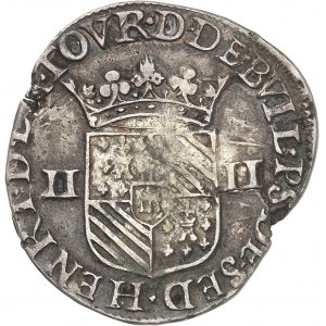 Sedan, Henri de La Tour d’Auvergne (1594-1623). Quart d’écu 1599, Sedan.