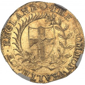 Commonwealth (1649-1660). Unité d’or valant 20 shillings 1649, Londres.