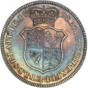 Georges III (1760-1820). Essai de dollar, Banque d’Angleterre, par Küchler 1798, Soho ?