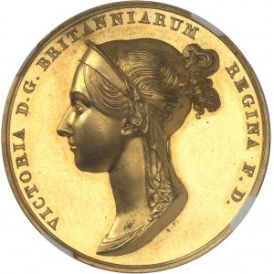 Victoria (1837-1901). Médaille pour le couronnement de la Reine, par B. Pistrucci 1838, Londres.