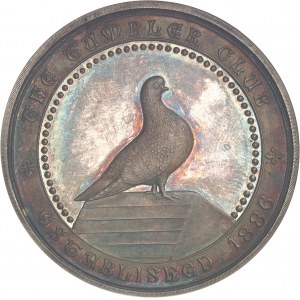 Victoria (1837-1901). Médaille d’argent, prix de “The tumbler Club” 1892, Birmingham.