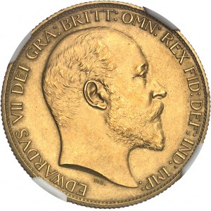 Édouard VII (1901-1910). 2 livres (2 pounds), flan mat et bruni (PROOF MATTE) 1902, Londres.