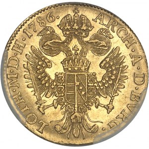 Joseph II (1765-1790). Ducat 1786, B, Kremnitz.