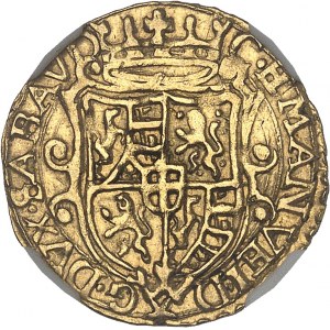 Savoie, Charles-Emmanuel Ier (1580-1630). Écu d’or au soleil, 2e type 1582 MG, (étoile), Chambéry.