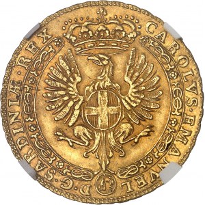 Savoie-Sardaigne, Charles-Emmanuel III, 1ère période (1730-1755). 4 sequins 1745, Turin.