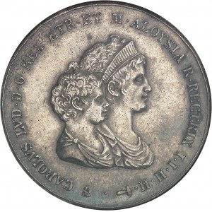 Toscane (Grand-duché de), Charles Louis (1803-1807). Dena de 10 lire, régence de Marie-Louise 1807, Florence.