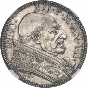 Vatican, Innocent XII (1691-1700). Demi-piastre An VII (1698), Rome.