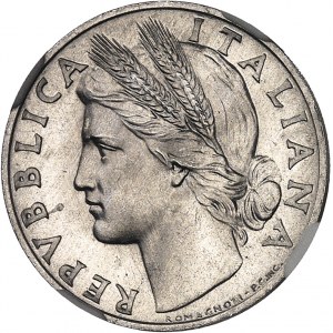 République italienne (depuis 1946). Lire au printemps et à l’orange 1947, R, Rome.