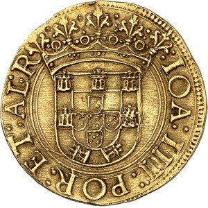 Jean III (1521-1557). Escudo de Sao Tomé (1000 réis) ND (après 1544), Lisbonne.
