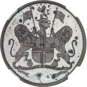 Georges IV (1820-1830). Halfpenny, Flan bruni (PROOF) 1821.