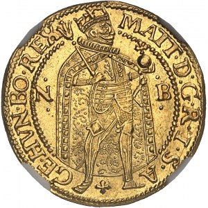 Matthias Ier de Habsbourg (1608-1612-1619). Ducat 1619, NB, Nagybanya.