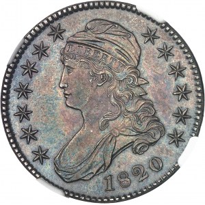 République fédérale des États-Unis d’Amérique (1776-à nos jours). 50 cents Liberty 1820, Philadelphie.