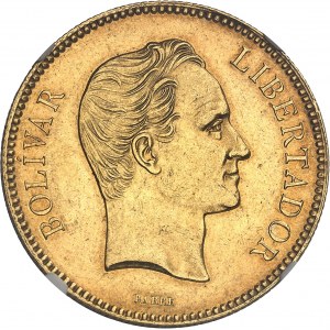 Venezuela (République bolivarienne du) (depuis 1811). 100 bolivares 1886, Caracas.