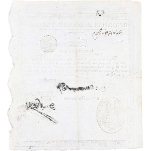 100 grosia - administration provisoire 1822.