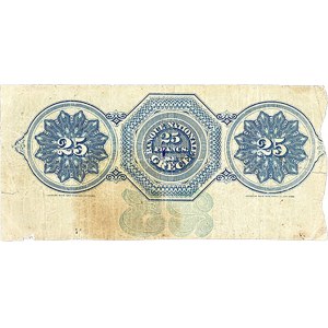 25 drachmes - Banque nationale de Grèce 1885.