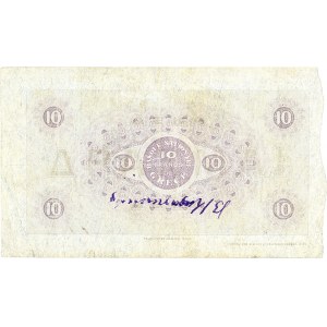 10 drachmes - Banque nationale de Grèce 30 juin 1895.