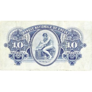 10 drachmes - Banque nationale de Grèce 1er juin 1900.