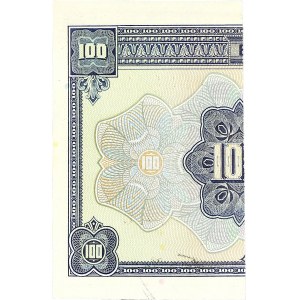 100 drachmes coupé en deux - Banque nationale de Grèce ND (1926).