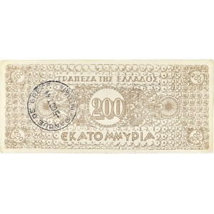 Lot (4) - 100 000 000 - 200 000 000 drachmes - Banque nationale de Grèce 1944.