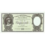 Lot (4) - 100-500-1000-5000 drachmes - Occupation italienne (WWII) ND (1941).