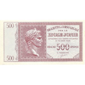 Lot (3) - 500-1000-5000 drachmes - Grèce îles Ioniennes ND (1941).