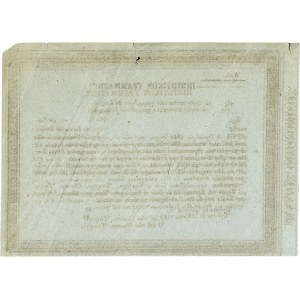 Billet de crédit unique Phalange - valeur faciale diverses 1849.