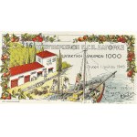 Lot (5) - 100-500-1000-10000-50000 drachmes - coopérative agricole de Zagora 1945.