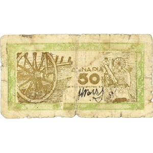 50 dinars - Bulkes (Magklits) ND (1945-49).