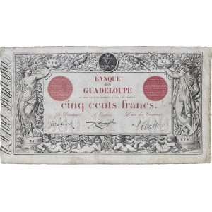 500 Francs type 1874 “Noir et rouge” ND (1924).