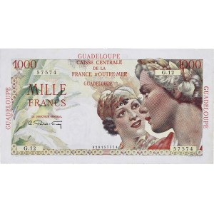 1000 francs type “Union française” ND (1946).