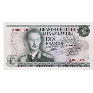 10 francs petit numéro 20 mars 1967.