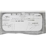 Lot (2) - Traite 2000-10000 francs Trésor Public - Service des Colonies 26 septembre 1873.
