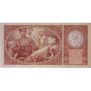 50 korun 1er octobre 1929.
