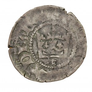 Halber Pfennig - A unter der Krone - Władysław Jagiełło (1386-1434)