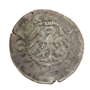 Halber Pfennig - A unter der Krone - Władysław Jagiełło (1386-1434)