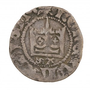 Halbpfennig - SA unter der Krone - Władysław Jagiełło (1386-1434)