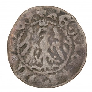 Polovičný groš - SA pod korunou - Władysław Jagiełło (1386-1434)