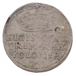 Crown penny 1545 - Sigismund I the Old (1506-1548)