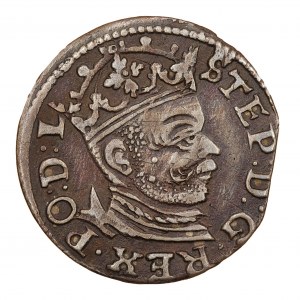 Trojak 1583 - Riga - Stefan Batory (1576-1586)