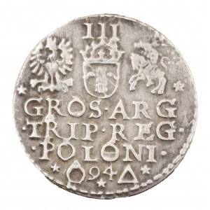Trojak 1594 - Malbork - Zygmunt III Waza (1587-1632), fals