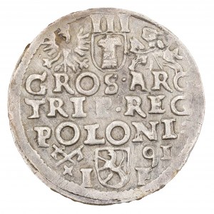 Trojak 1591 - Poznań - Sigismund III. Wasa (1587-1632)