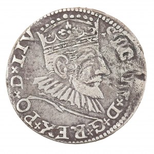 Trojak 1593 - Ryga - Zygmunt III Waza (1587-1632)