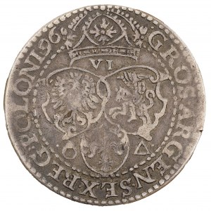 Szóstak 1596 - Malbork - Zygmunt III Waza (1587-1632)
