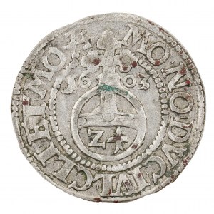1/24 tolaru (haléř) 1603 - Julich (Kleve - Berg) - Johan Wilhelm V. (1592-1609)