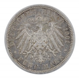 5 marek 1901 - Jubileusz 200-lecia Królestwa Prus - Wilhelm II (1888-1918)