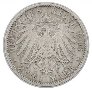 2 marki 1903 - Prusy - Wilhelm II (1888-1918)